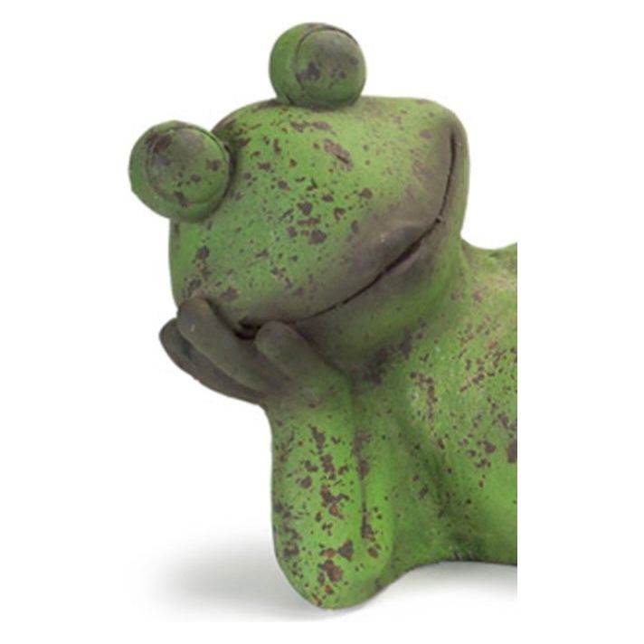 Weathered Stone Laying Frog Garden Statue 38"L from Melrose International 62343 -$149 with FREE SHIPPING
