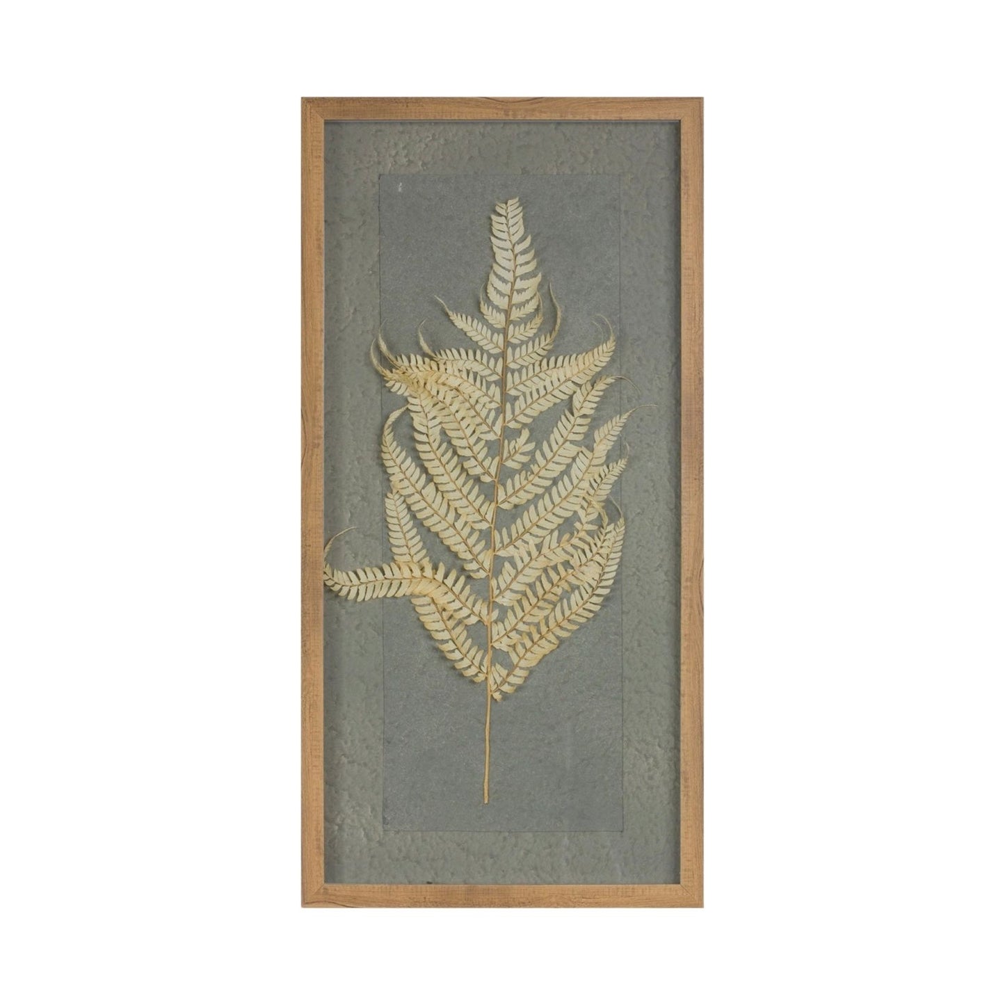 Framed Fern Print (Set of 2) 14"L x 27.5"H Wood/Paper from Melrose International 88235 -FREE SHIPPING - $109.