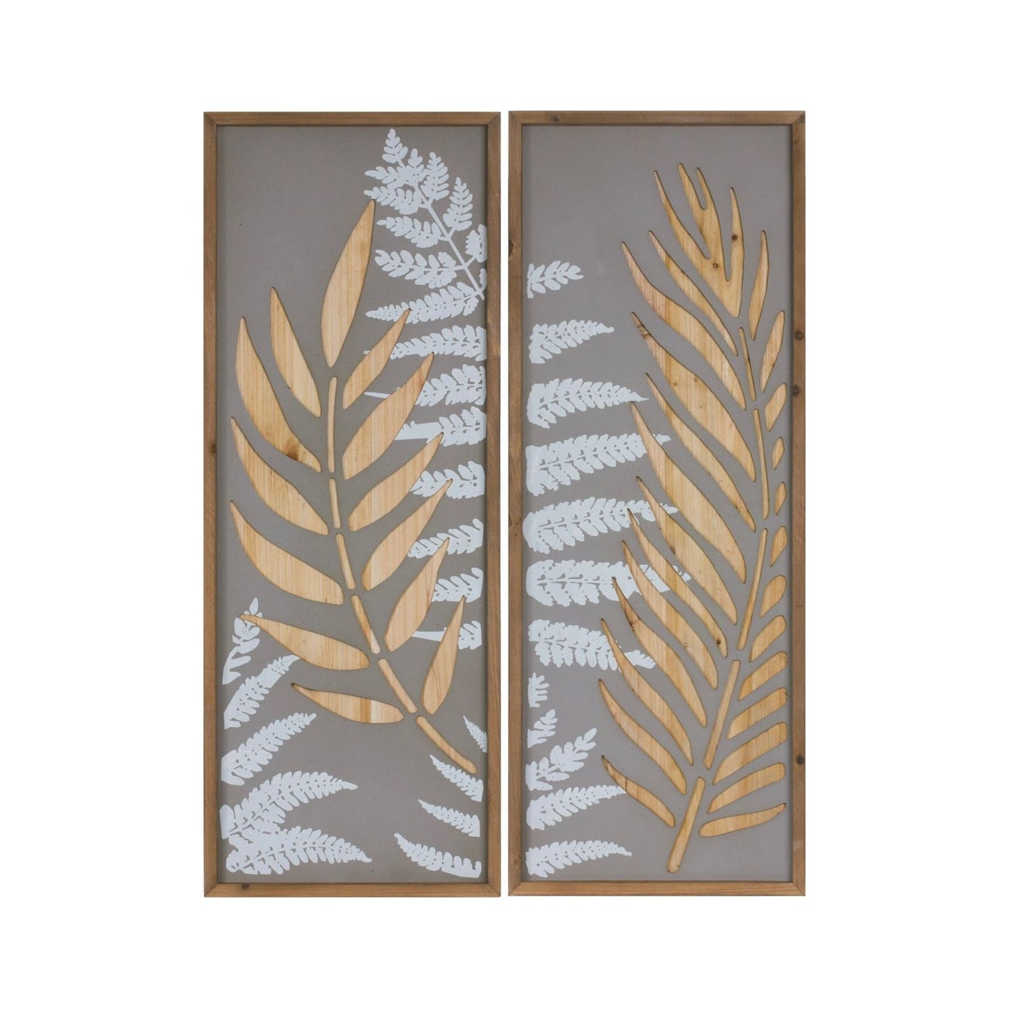 Fern Wood Frame (Set/2) 12.5"Lx32.75"H MDF/Wood from Melrose International, 88728, $119. & FREE SHIPPING