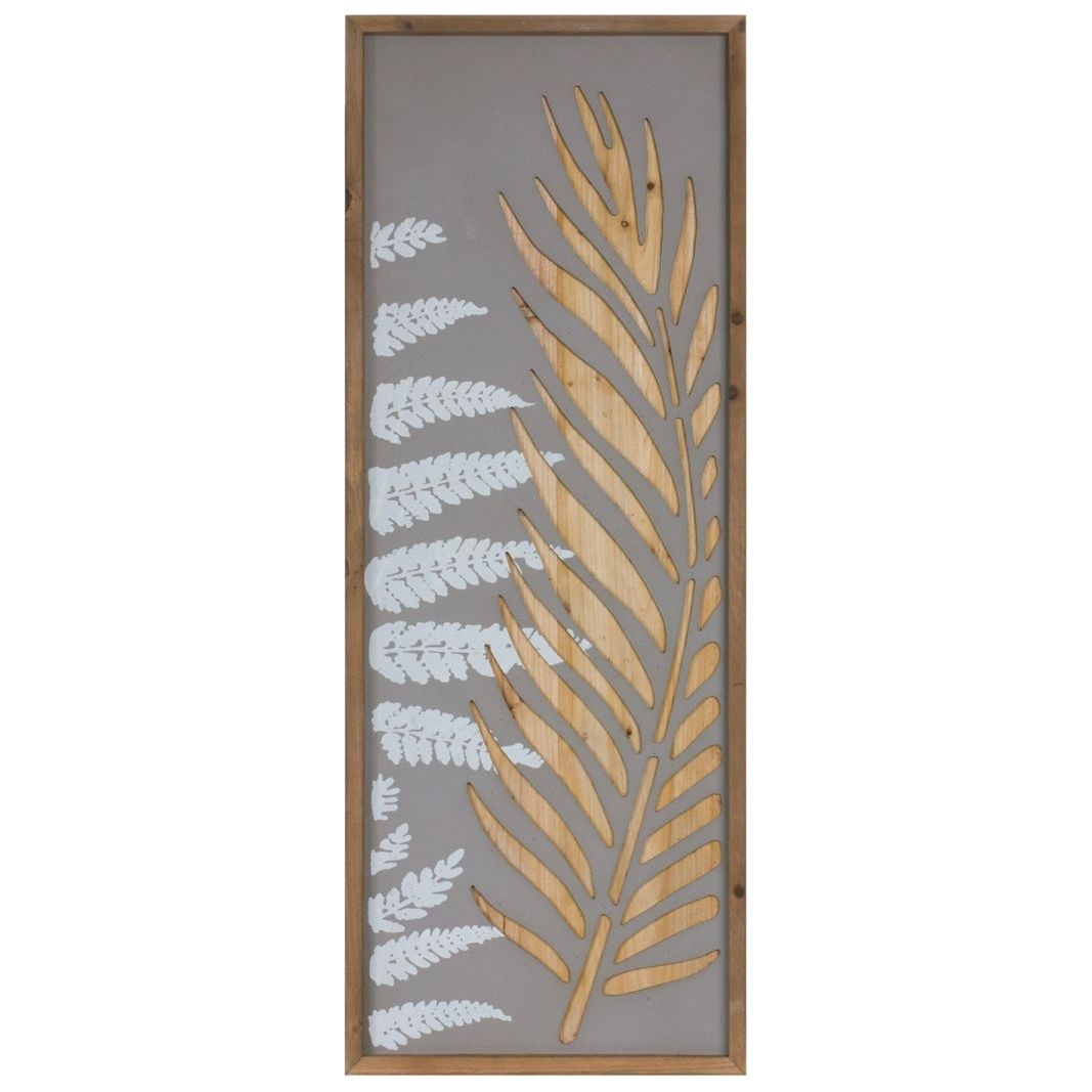 Fern print one if set of two