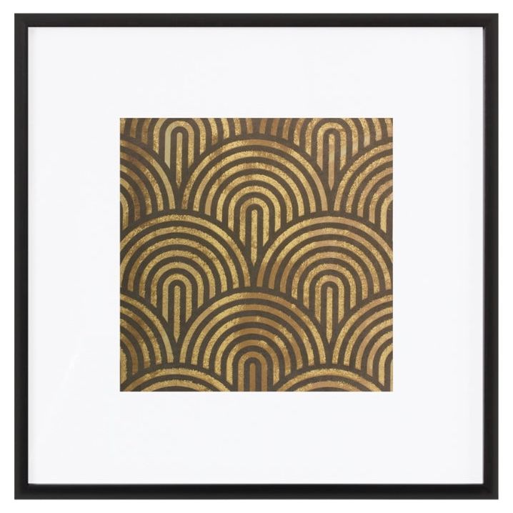 Geometric Print (Set/4) 20"SQ Paper/Glass/Plastic, 88522 from Melrose International-$149. & FREE SHIPPING