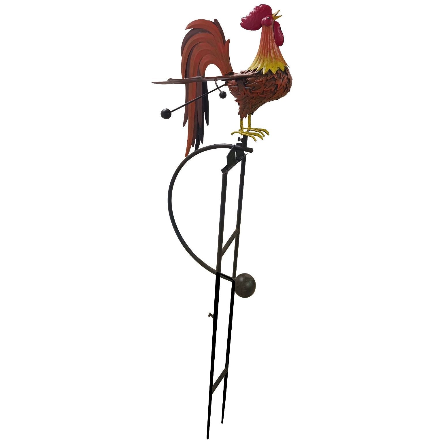 Riht side view of small rooster rocker