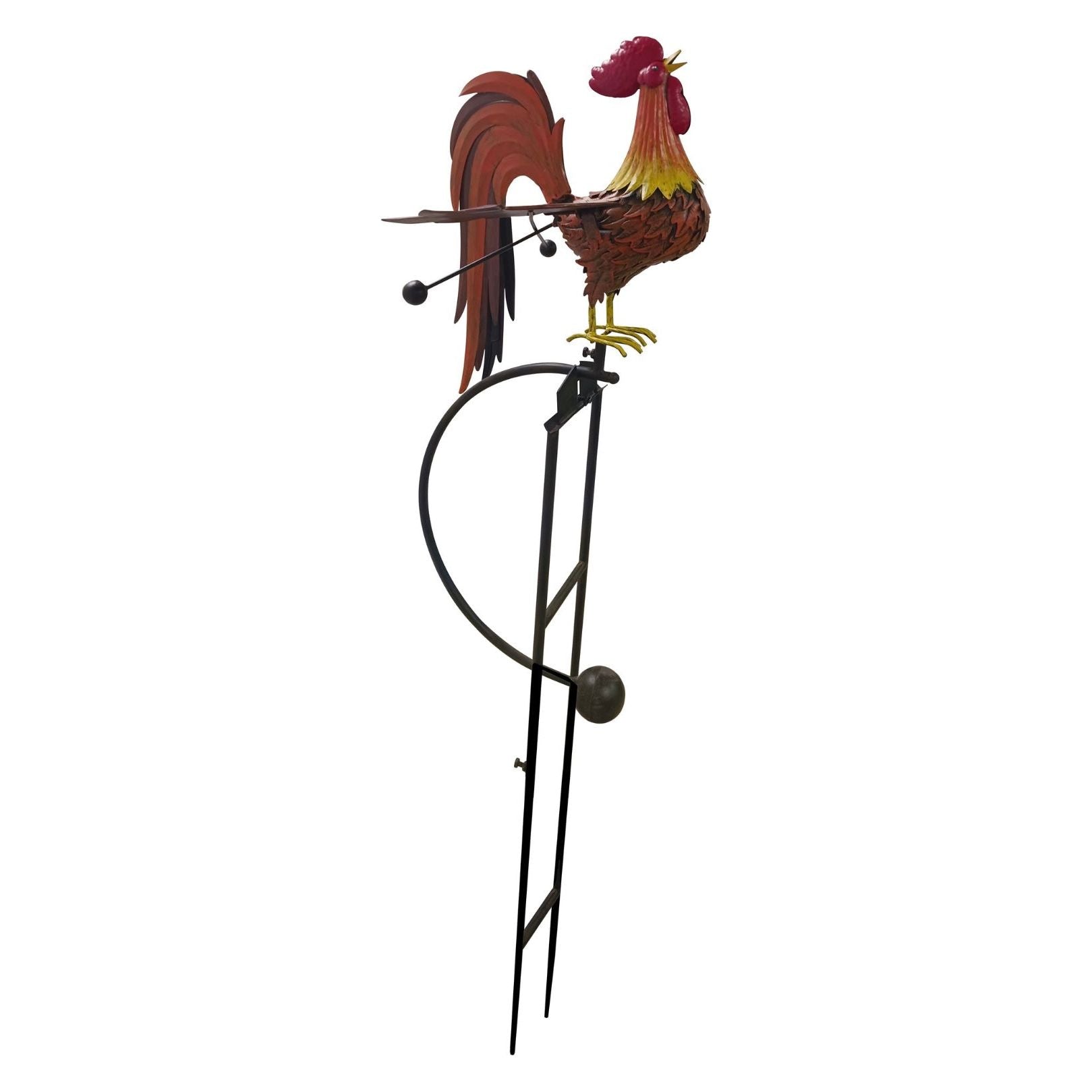 Small rooster rocker showing rocker mechanism