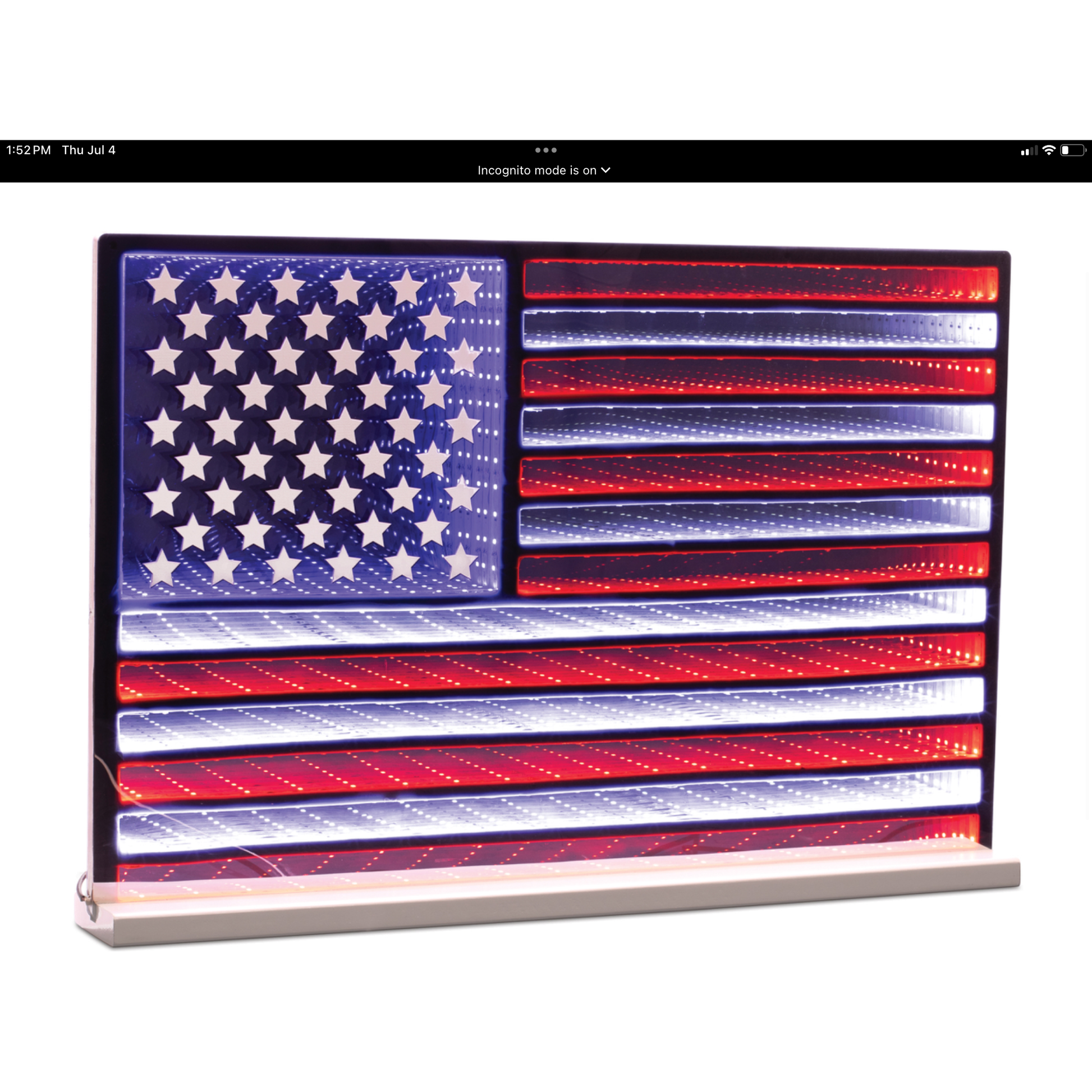 Infinity USA Flag LED R,W, B Lights