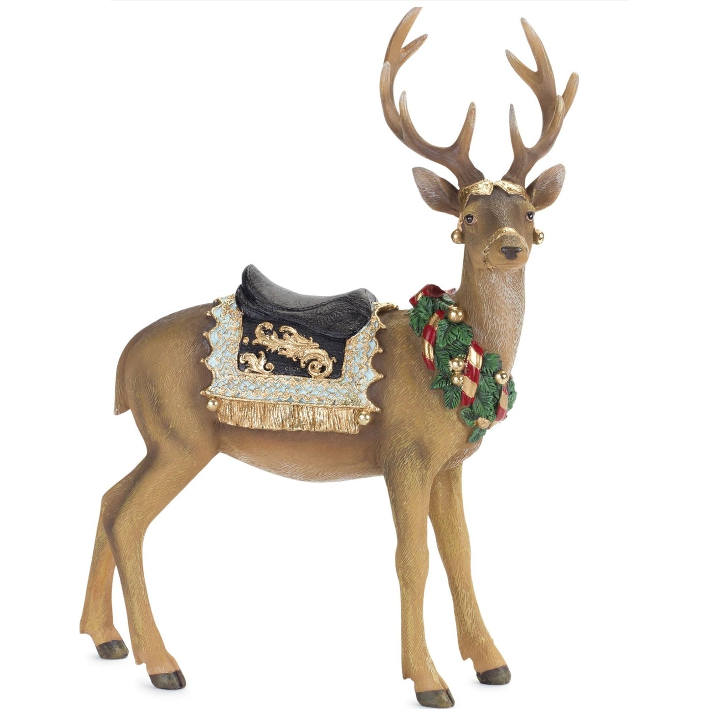 Holiday Deer Figurine with Gold Accents (Set of 2) by Melrose Int’l - FREE SHIPPING & $105.